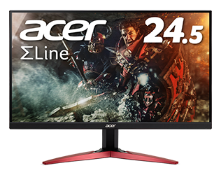 Acer ゲーミングモニター KG251QGbmiix 24.5インチ 0.7m