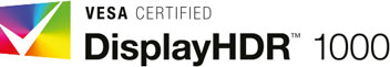 VESA CERTIFIED DisplayHDR 1000